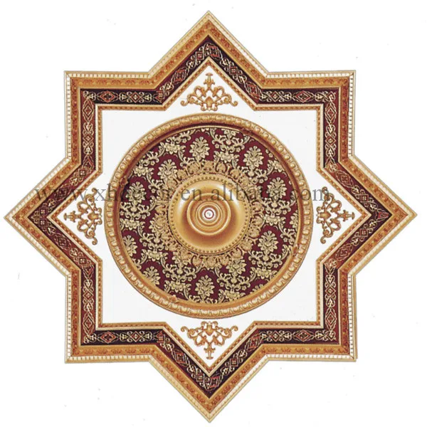 
Brand new round gold in octagonal plastic ceiling panel 