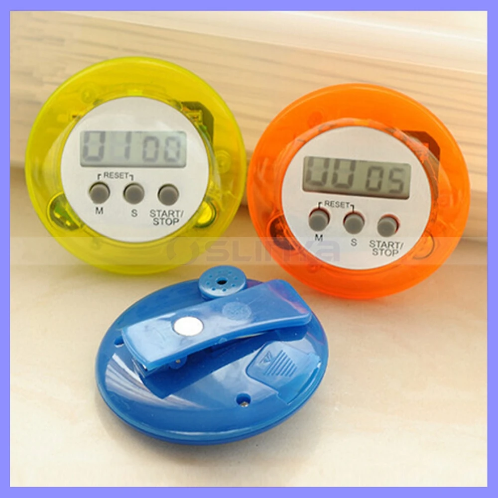 Mini Stand Kitchen Cook Timer with AG13 Battery Power 240 Days Long Work Time Cooking Countdown Digital Timer