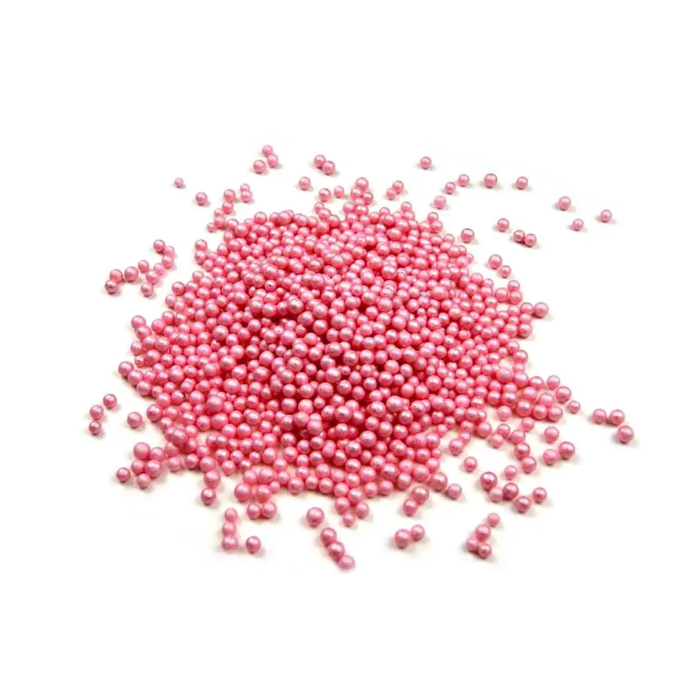 Pearl Coloured Styrofoam Balls Polystyrene Foam Spheres 2-5mm Filler Bead Decorative Ball Arts Toys Christmas Micro Polystyrene