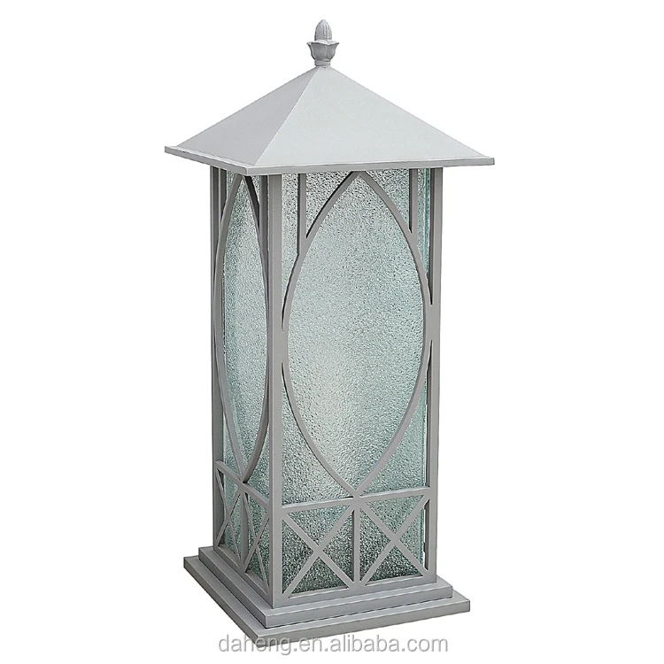 Waterproof Modern Electric Design Metal Garden Gate Led Pillar Light Outdoor DH-6827