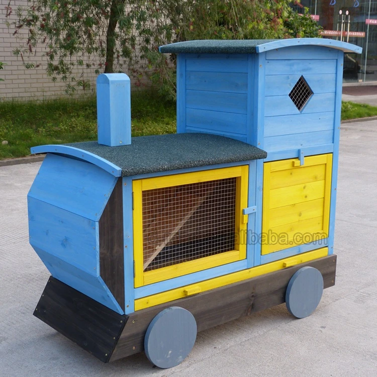 Custom Made Hutch Two Story Rabbit Cage for Sale