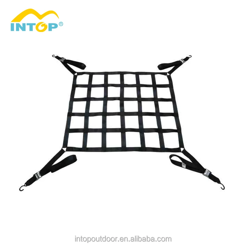 Nylon material cargo safety nets for trailers