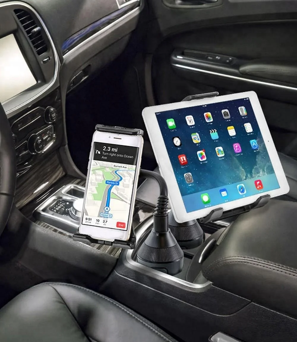 Ajustable Tablet PC and Cell Phone Car Cup Mount Holder
