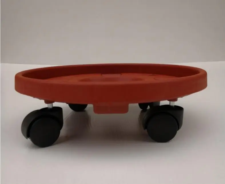 Оптовая продажа, пластиковый поднос для цветов, круглый поднос для воды с плоскими краями, мясистый Красный поднос для хранения орхидеи, круглая поднос для цветов