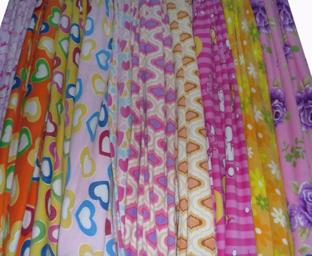 printed jacquard coral fleece fabric