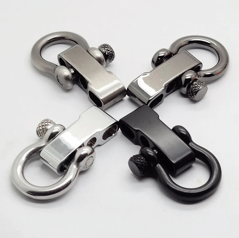 
Stainless Steel dee shackle for paracord bracelet, Adjustable D Shackle 