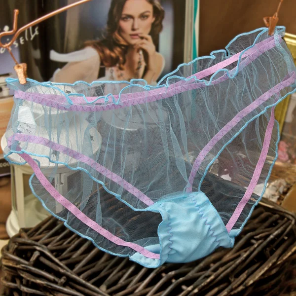 SP4072A Sexy Mesh Transparent New Women Triangle Panties