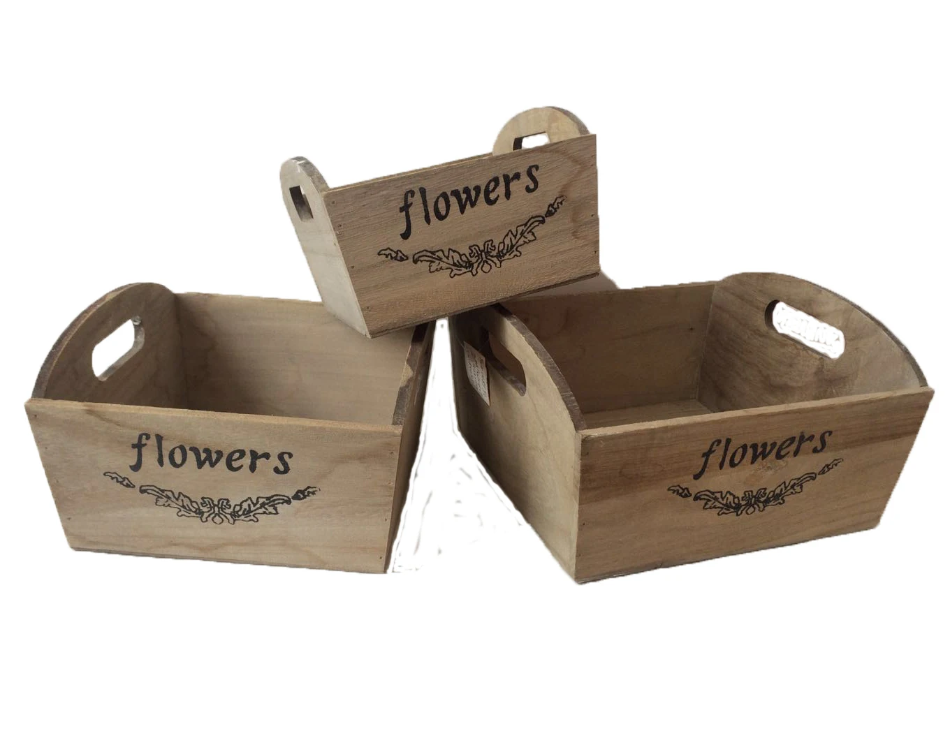 Cube Wooden Pots For Planting Flower Succulent Pots Garden Decoration Home
