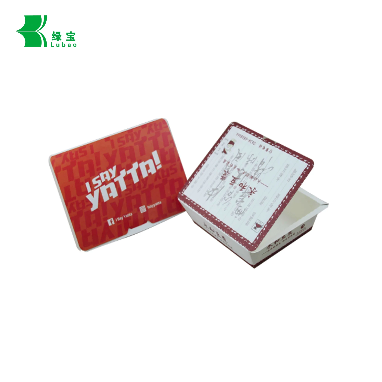 paper food box forming machine with PE coated raw material