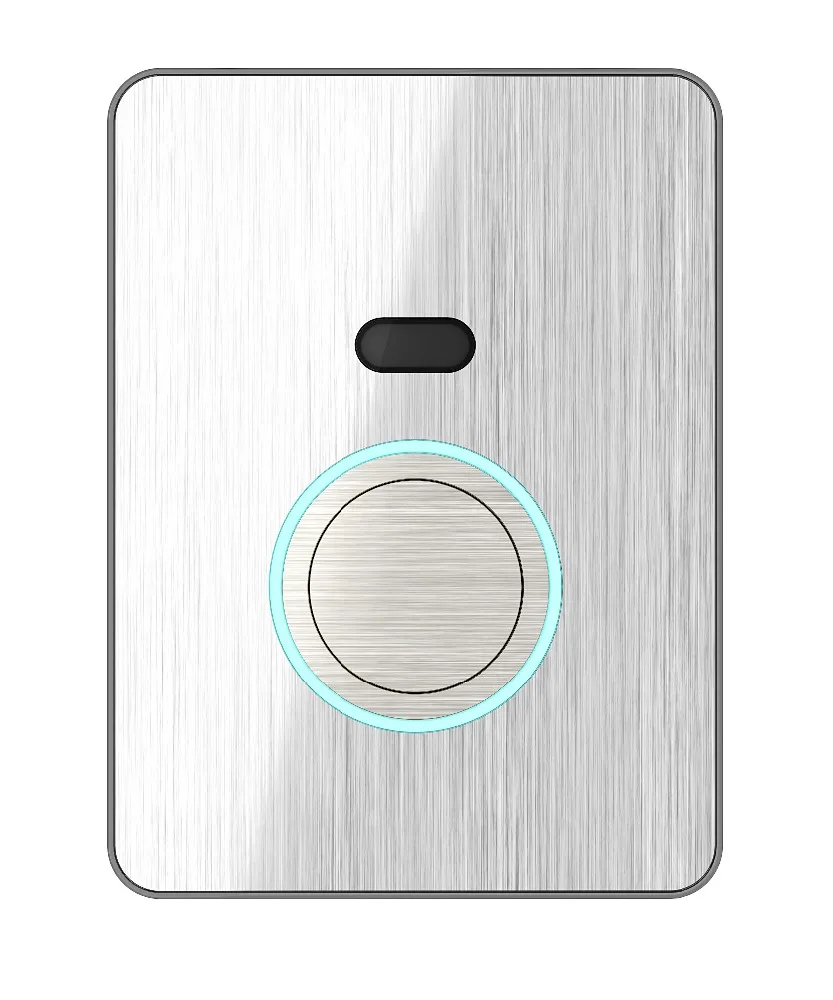 Stainless Steel Panel Urinal Flush Sensor and Hand Manual with Led Lighting