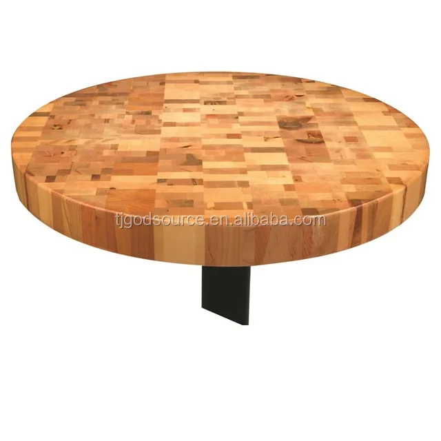 cheap epoxy resin laminate beech outdoor restaurant  solid  wooden dining dinner table top