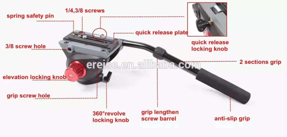 DCY-8018 Professional camera video tripod for photo and video