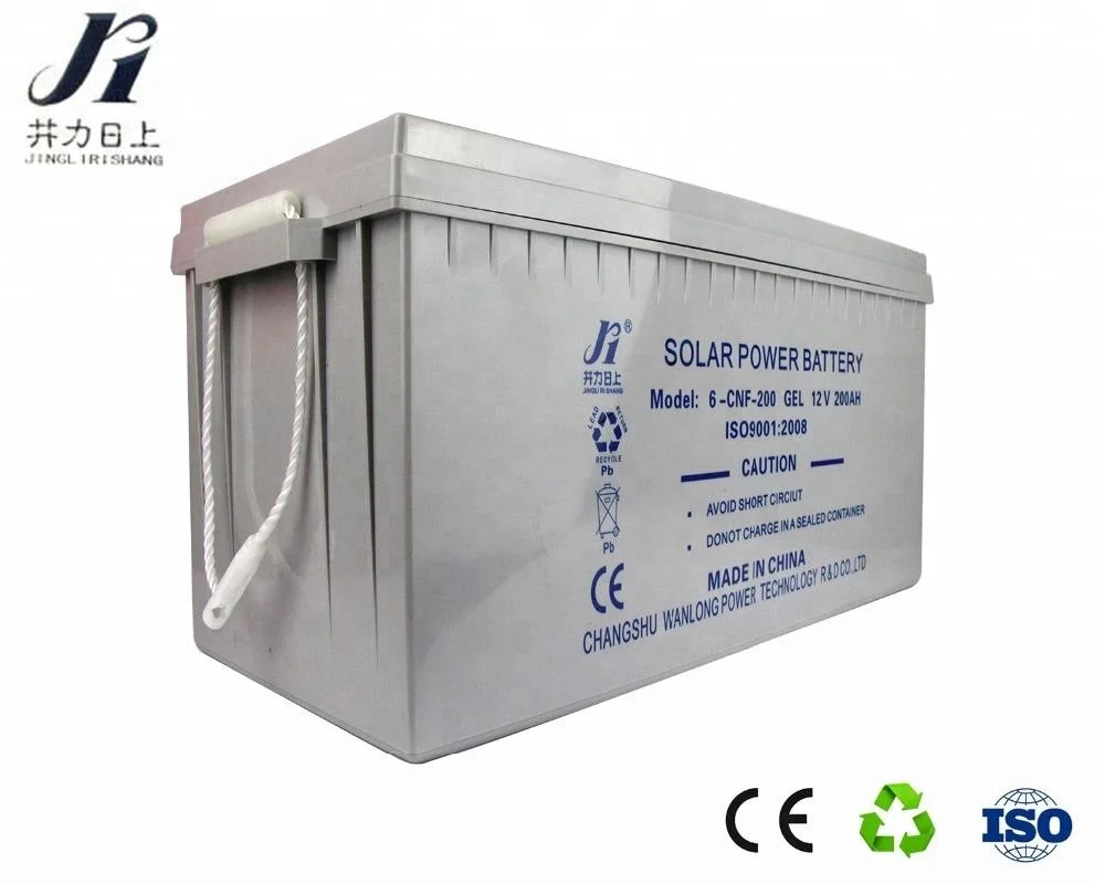 Гелевая аккумуляторная батарея для солнечной энергетической системы глубокого цикла 12 В 200 ач