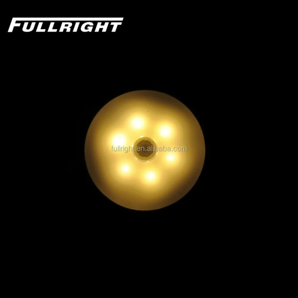 Long life easy careautomatic energy saving small battery operated   sensor led  stairs path wall night light