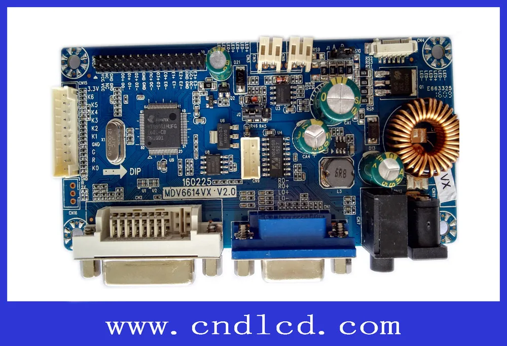 Запасные части для ЖК-монитора Full HD, контроллер материнской платы с кабелем панели LVDS