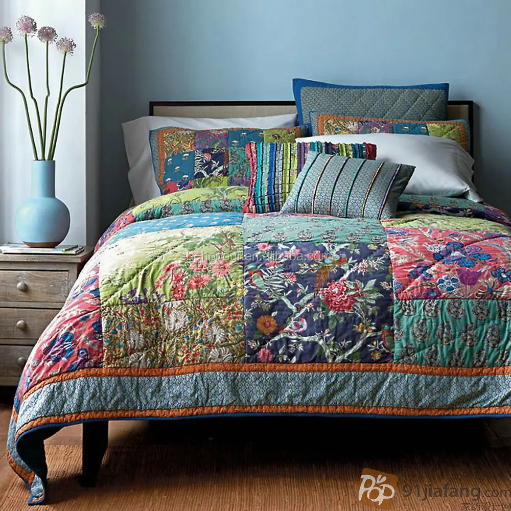 Оптовая продажа легкое стеганое одеяло kantha из