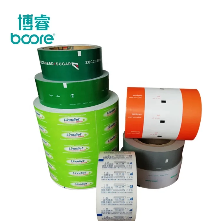 68 г, автоматическая упаковочная машина для закусок, используется бумага с полиэтиленовым покрытием для сумок из сахарной фасоли, орехов