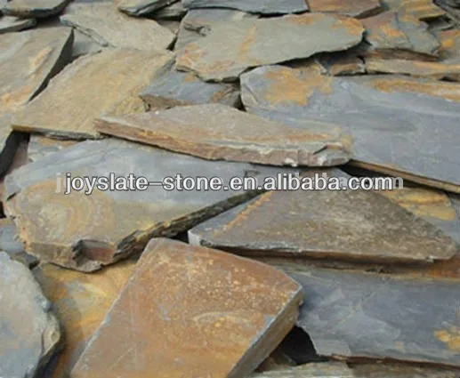 Серый ржавый случайный сланец настенная плитка