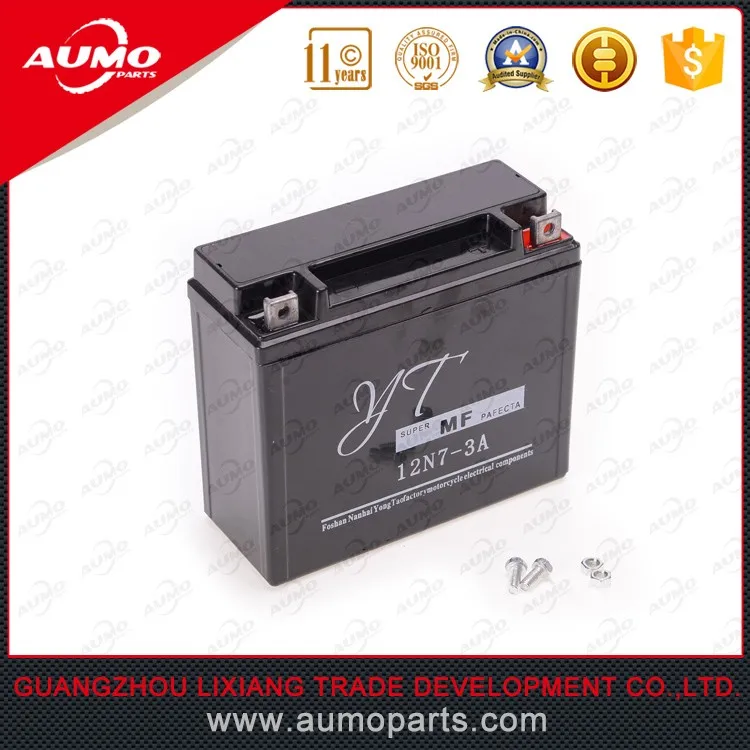 Оптовая продажа мотоциклов частей 12 В 7AH Батареи для Мотоциклов