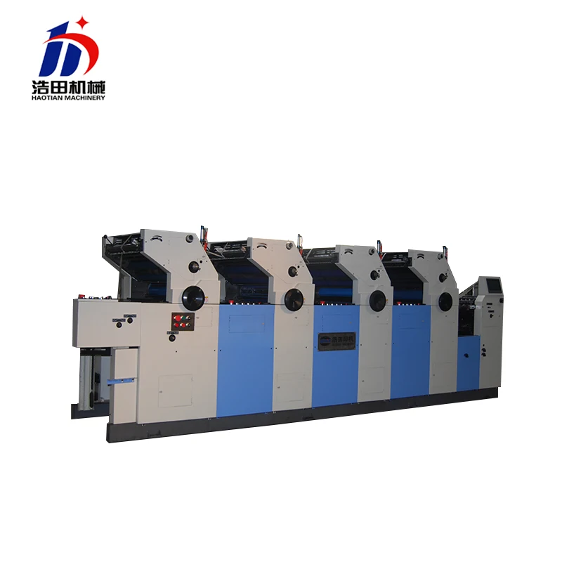 Производитель Китай высокая эффективность 4 цвета офсетная печатная машина цена