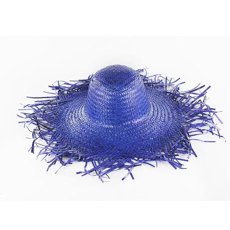 New Women Beach Hat Lady Cap Wide Brim Floppy Fold Summer Sun Straw Beach Hat