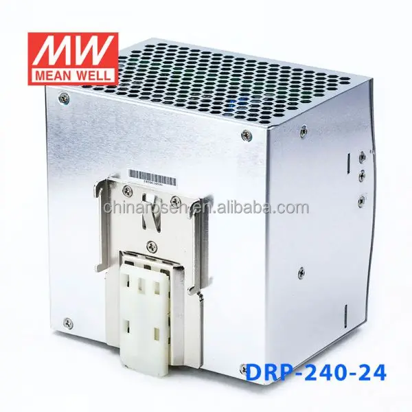 ORIGINAL Meanwell DRP-240-24 AC-DC Single DIN Rail 240W 24V 10A Switch Power Supply
