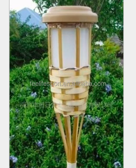  outdoor Bamboo Solar LED Lawn