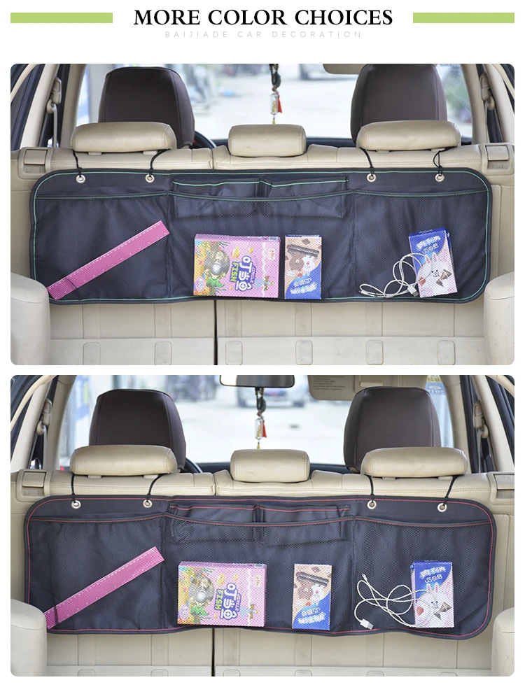 Car Seat Back Organizer Backseat Multi Pockets Organizador Para Auto For Back Seat