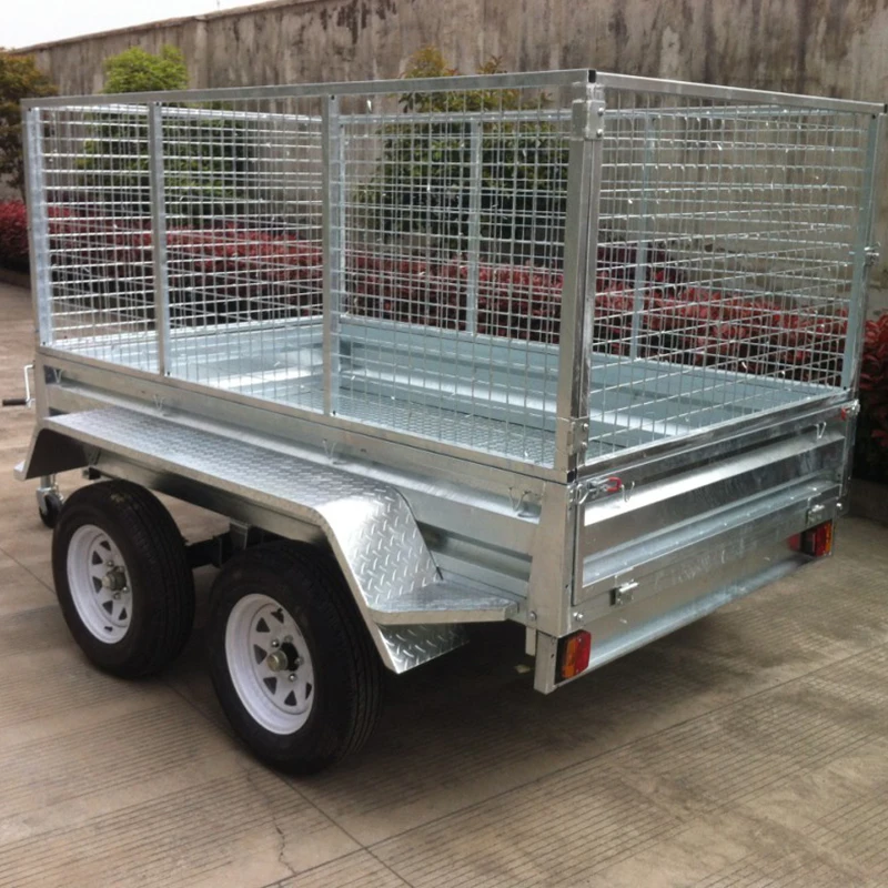 Factory direct sale top quality any size cage trailers for cars from China