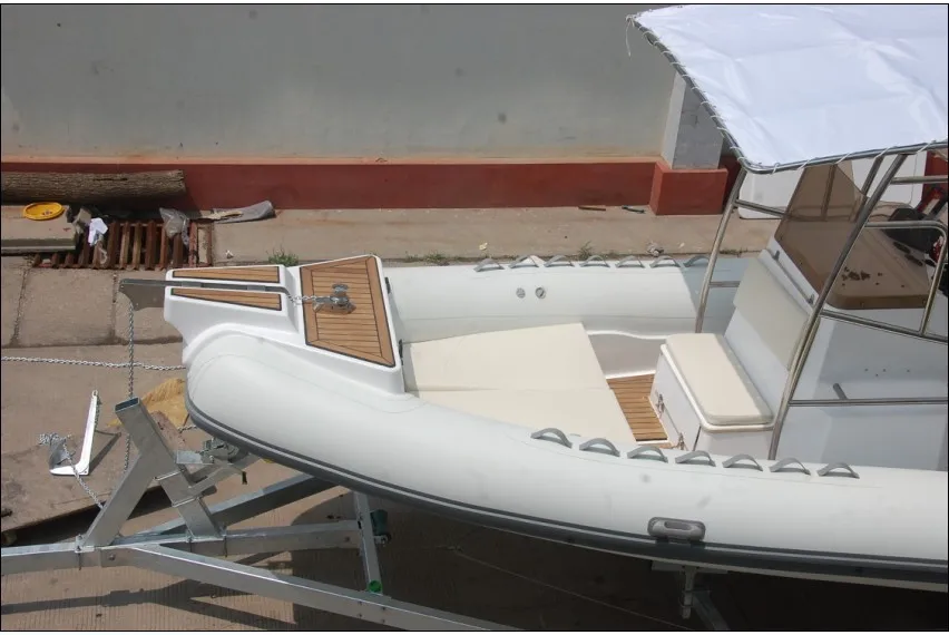 Hot sale fiberglass hull yacht boat RIB830A