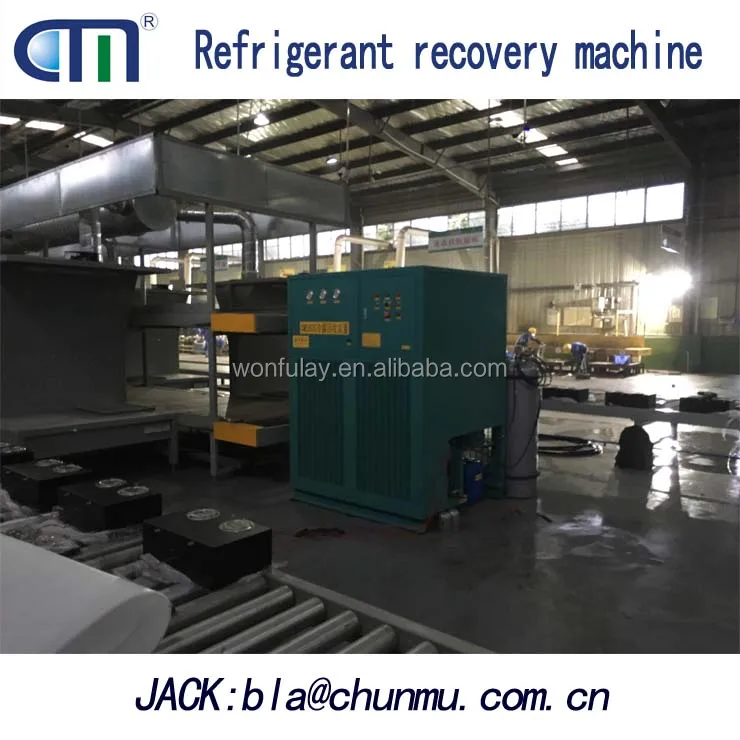 Waste air conditioning, refrigerator disassembly line refrigerant recovery machine for R245FA