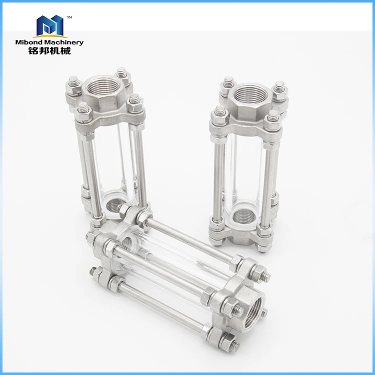 Industrial SS 304 Stainless Steel Female BSP NPT Sight Glass