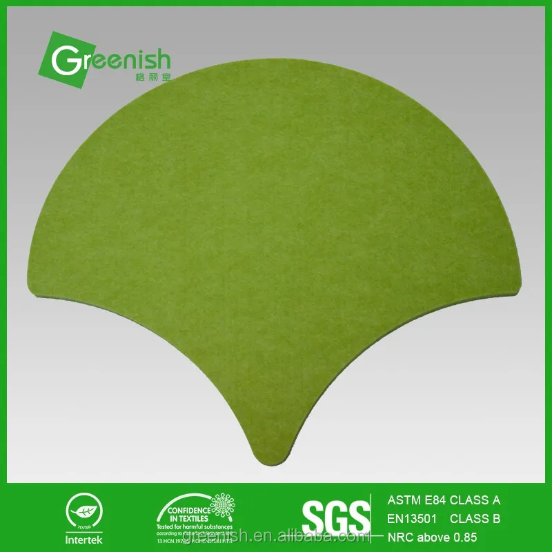 Decorative polyester felt fabric felt covered panels