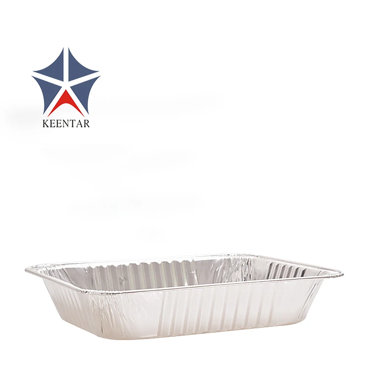 3500ml Disposable Take Away Aluminum Foil Fast Food Container With Lid