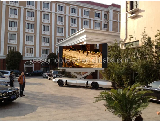 
Hot! Big trailer with LED display: YES-T12 for big events 