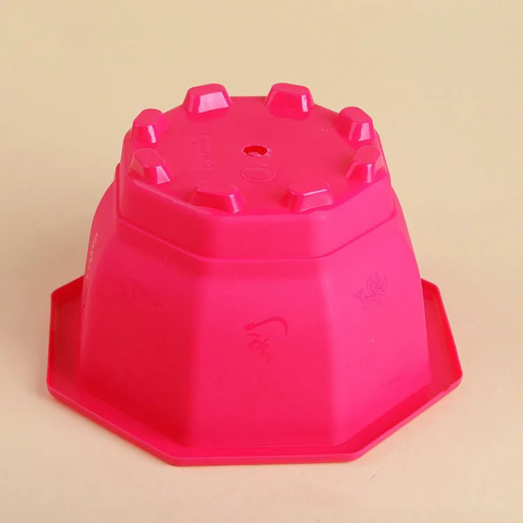 Firm Durable Ventilation Star Anise Garden Plastic Flower Pot