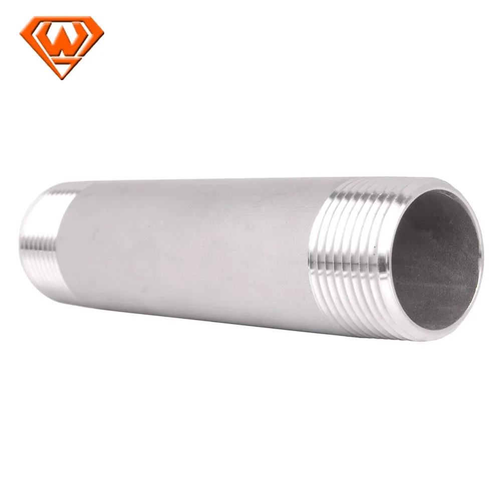 catbon steel pipe connector thread conduit nipple KC
