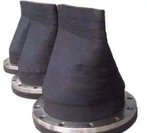 Rubber duckbill check valve, flanged end connection,flange carbon steel or stainless steel 304 EPDM/NBR rubber pressure PN10/16