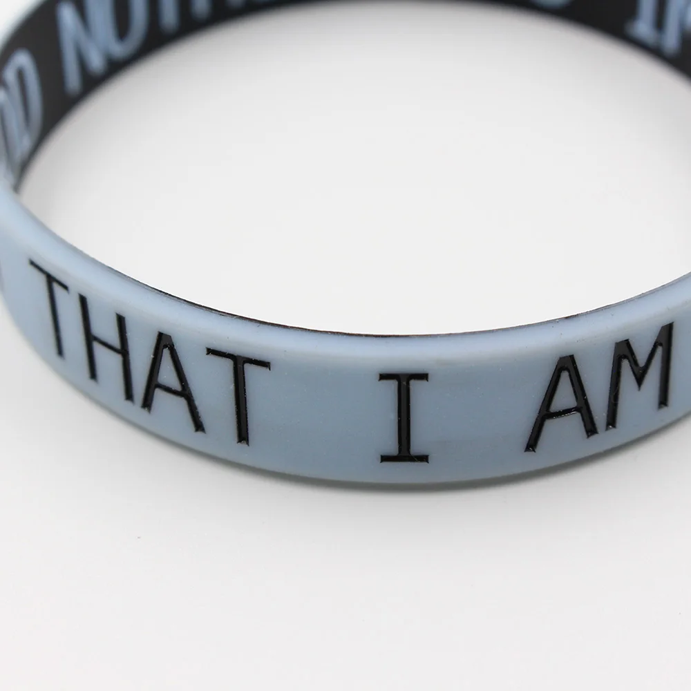 Рекламный резиновый браслет силиконовый Браслет с индивидуальным логотипом