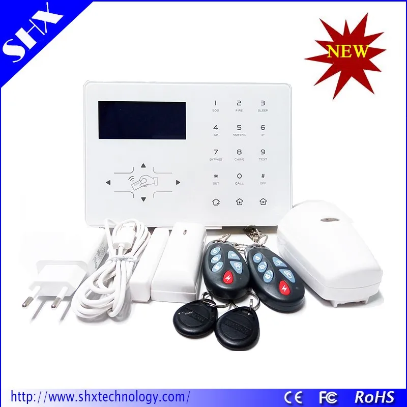 wi-fi умный безопасности мобильных вызовов автодозвон gsm сигнализация дома системы с беспроводным и Приложения