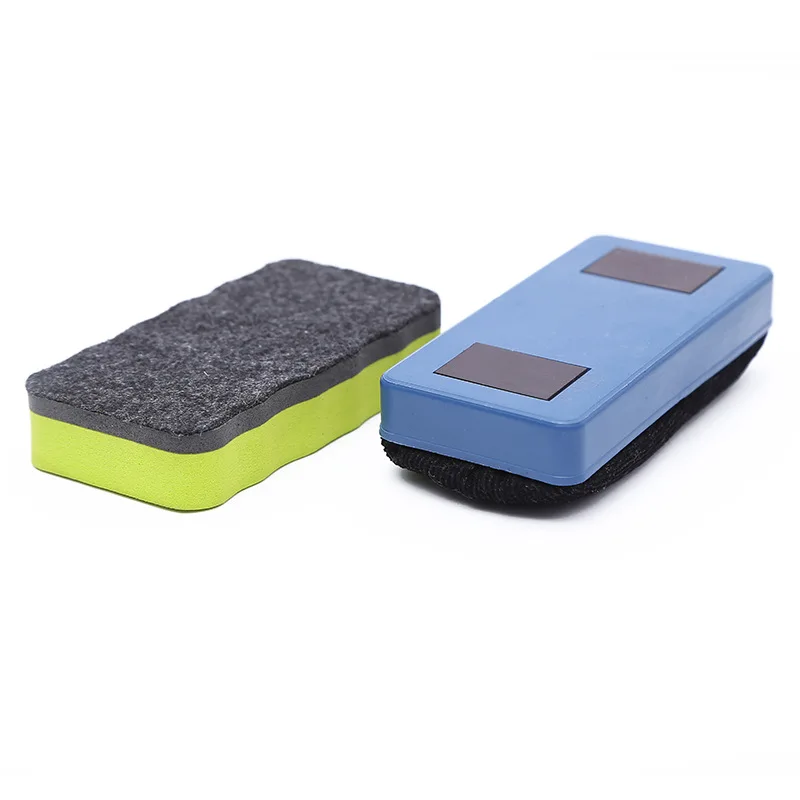 Дешевая цена, горячая Распродажа, магнитный сухой стираемый белый мел, зеленая черная доска, пластиковая фетровая тряпка, ластик для белой доски