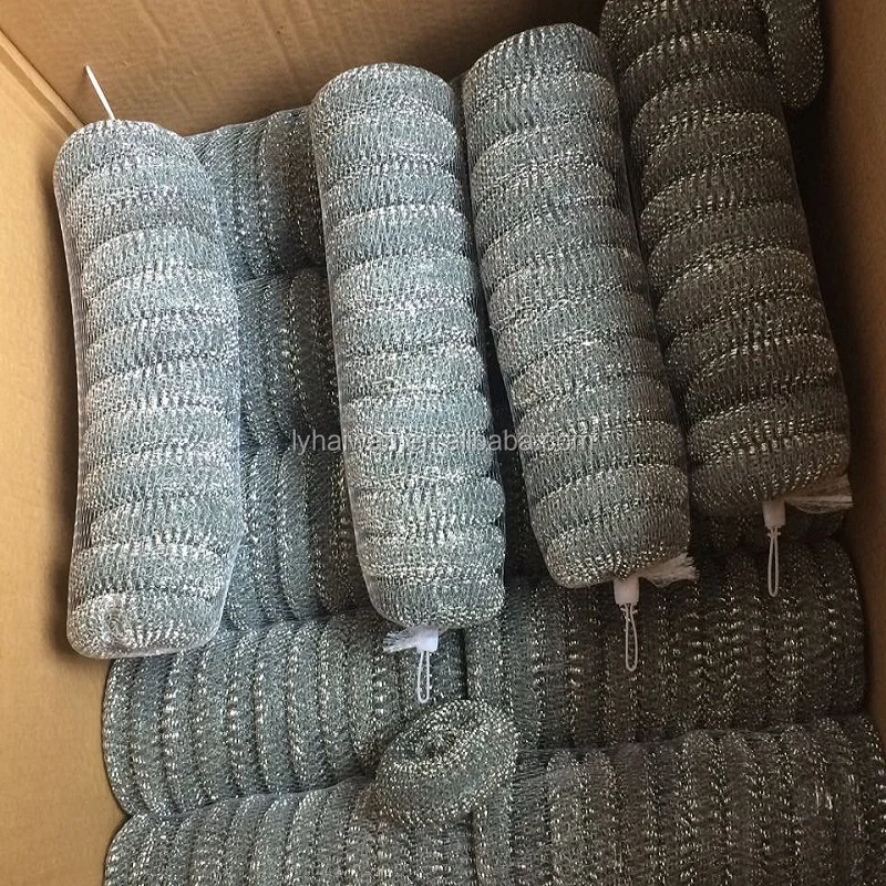 iron sponge,mesh scourer in roll,kitchen scourer from reliable supplier