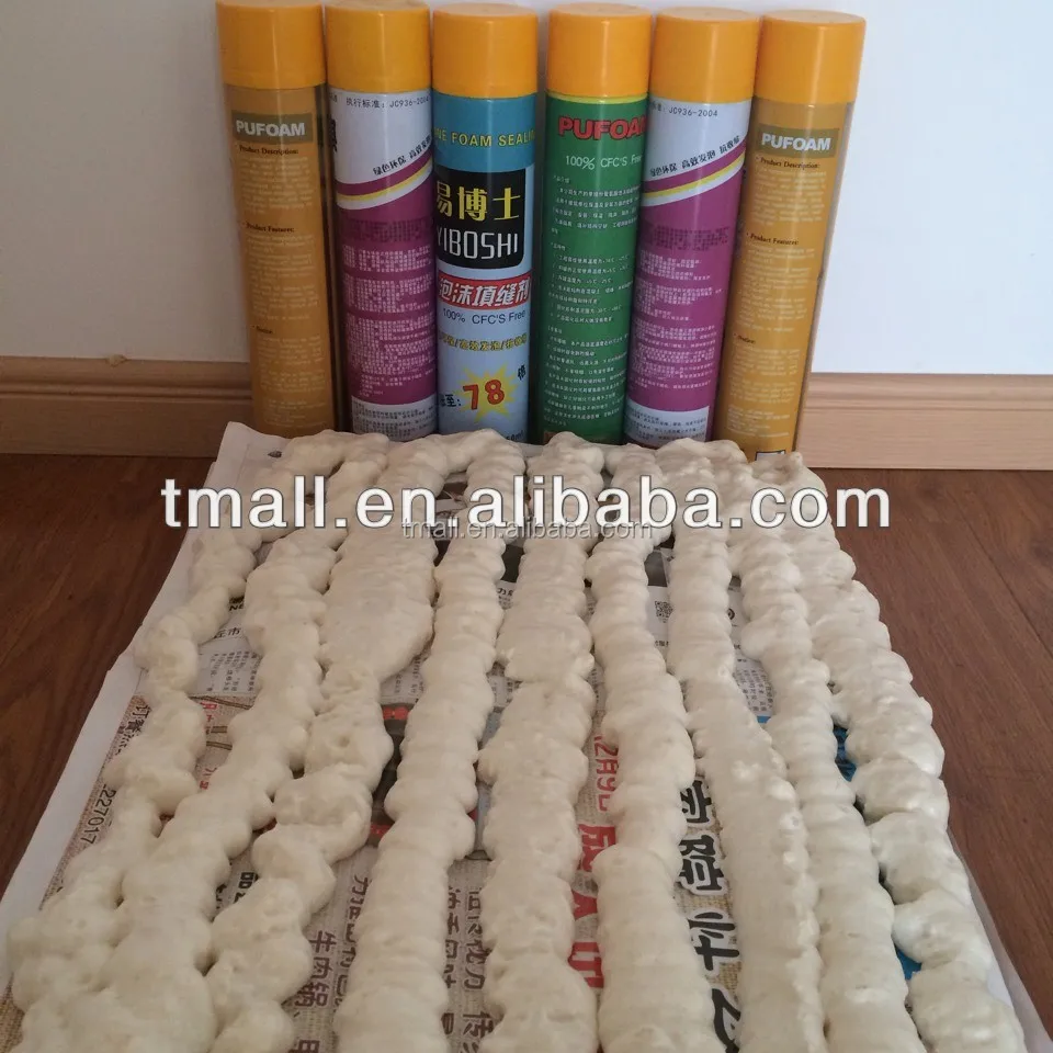 
750ml price polyurethane rigid foam bulk expandable strong fireproof pu foam 