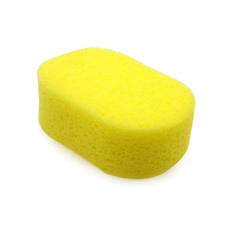 Yellow thickening body cleaning bath shower massage seaweed sponge