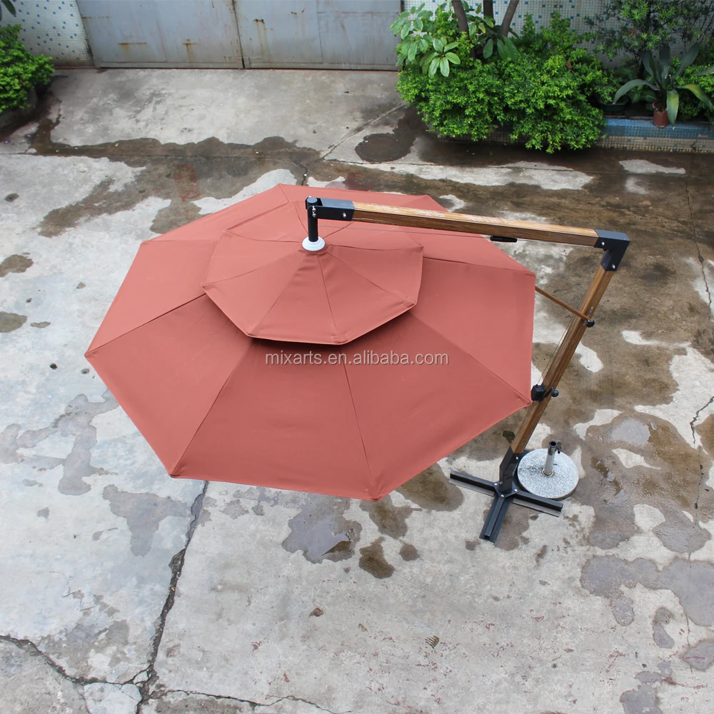 
luxury hanging sun garden parasol 