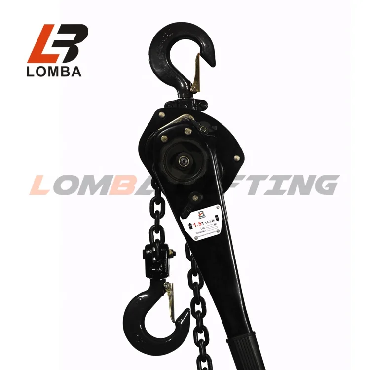 3 Ton Lever Block/Ratchet Puller Hoist with Overload Protection 10 Foot Chain