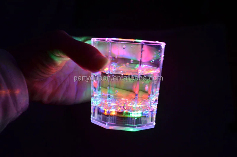 LED lighting whiskey wine cup for bar
