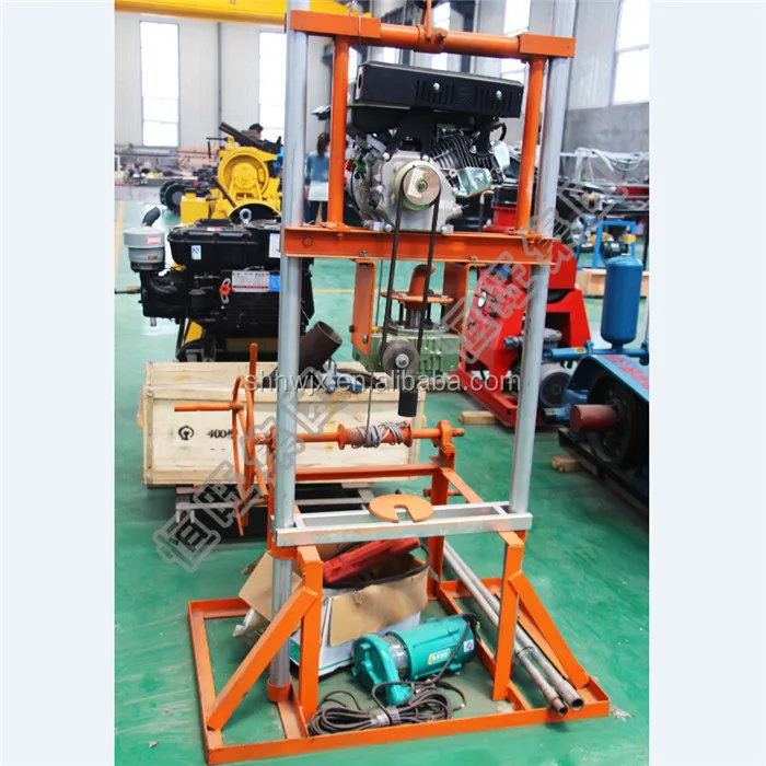 homemade water well drilling rig / diesel engine rotary water well drilling machine