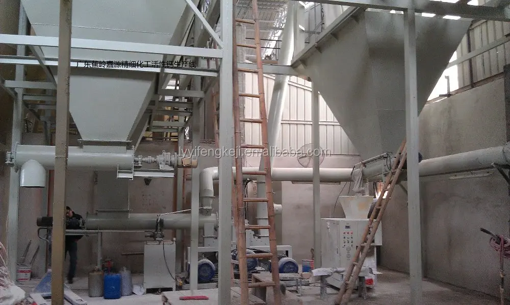 
Calcium carbonate powder modifying powder coating machine 