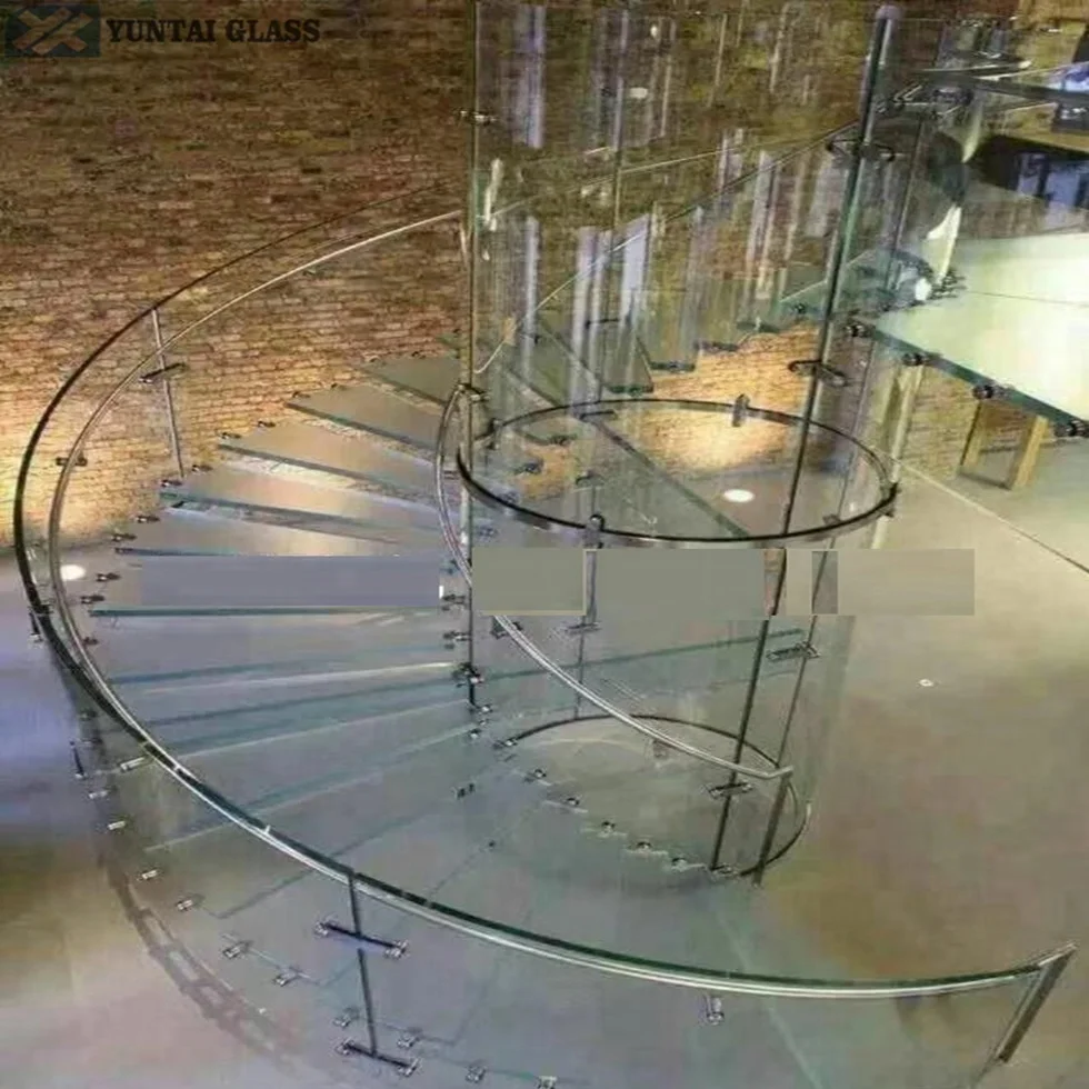 Прозрачный тонированный строительный лист, свойства закаленного стекла для балкона, забора, ограждения, окна, Офисная занавеска, стена